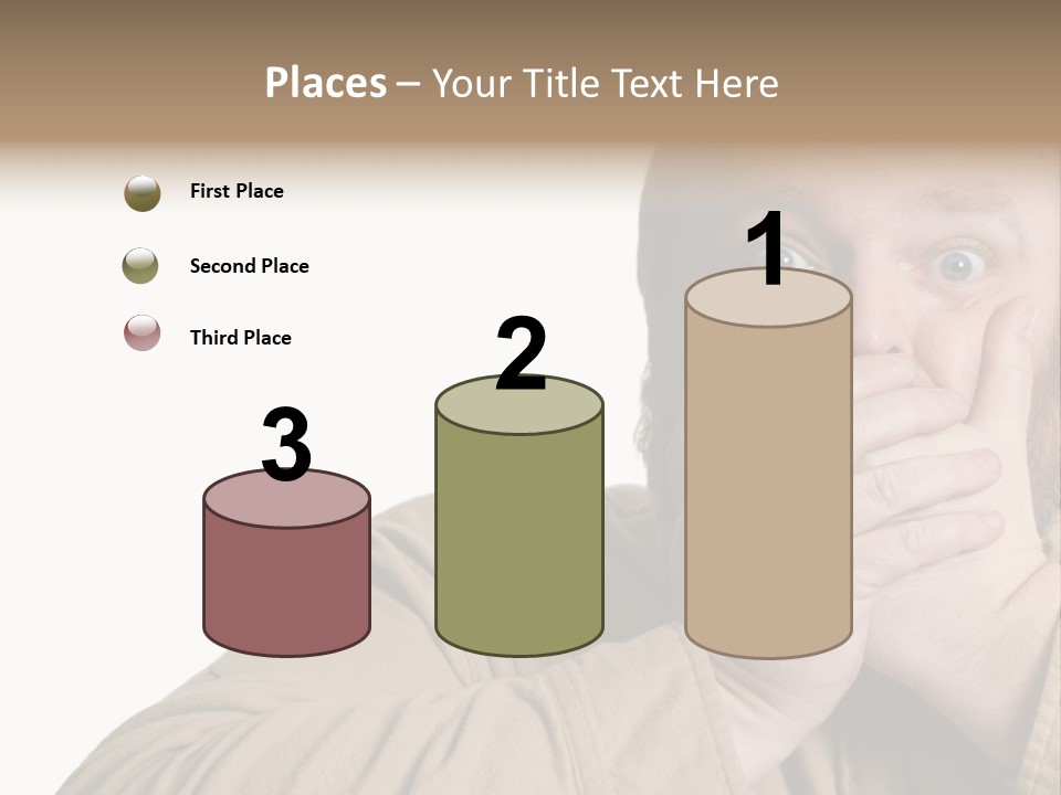 Big Vomit Caucasian PowerPoint Template