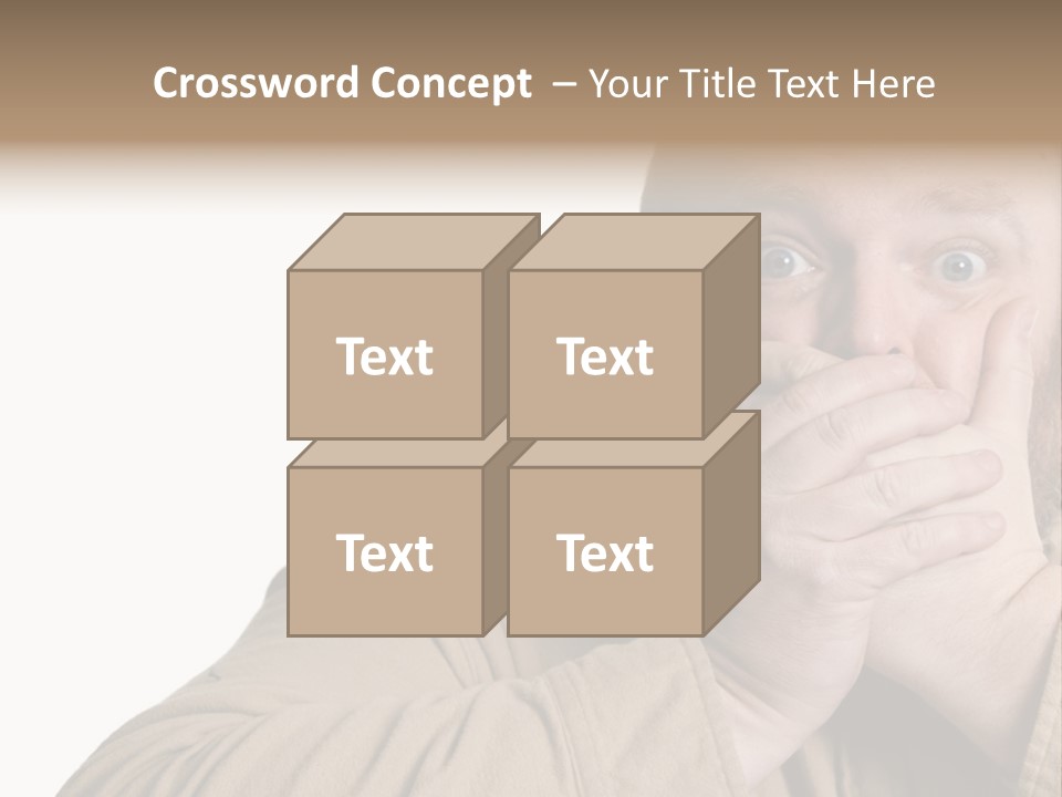 Big Vomit Caucasian PowerPoint Template
