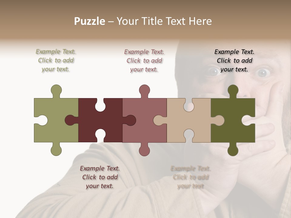 Big Vomit Caucasian PowerPoint Template