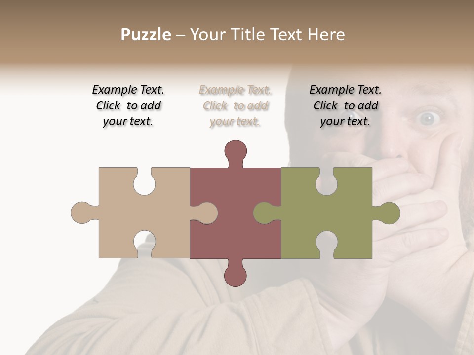 Big Vomit Caucasian PowerPoint Template