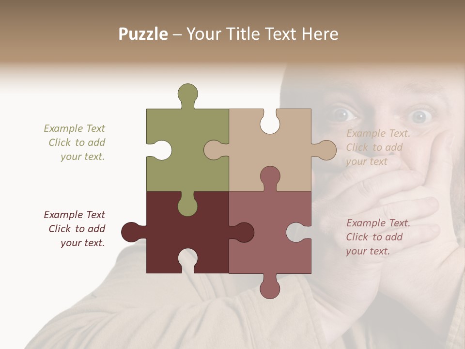 Big Vomit Caucasian PowerPoint Template