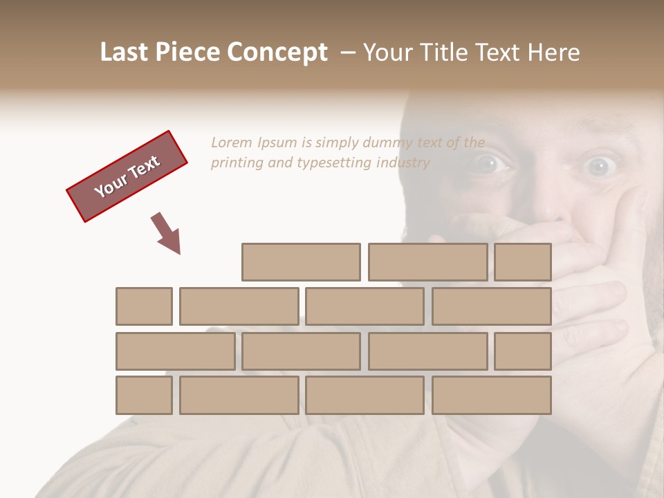 Big Vomit Caucasian PowerPoint Template