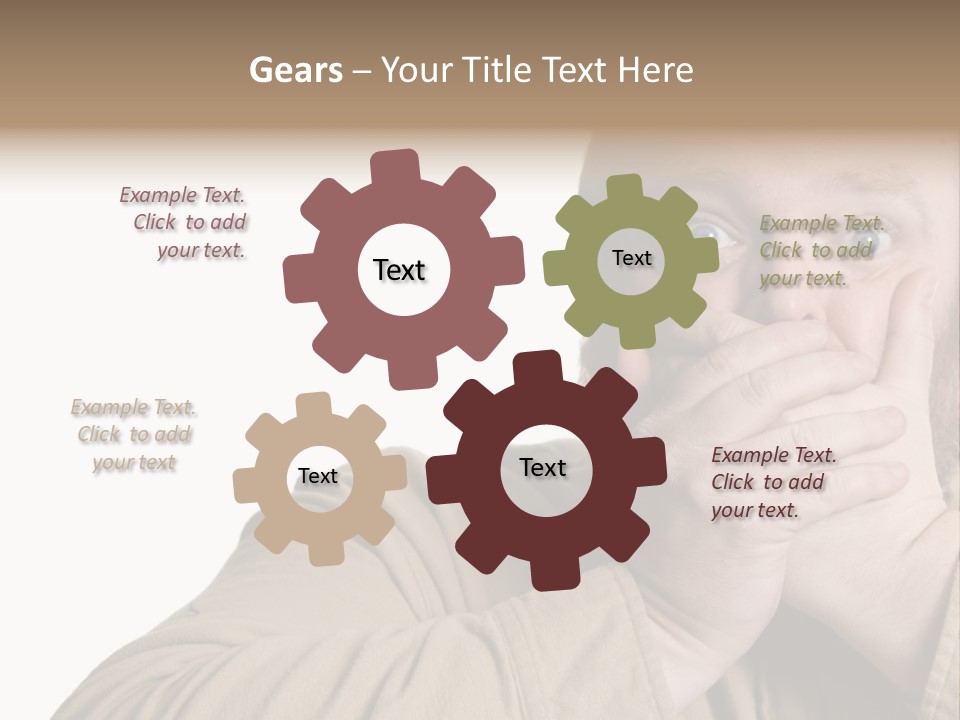 Big Vomit Caucasian PowerPoint Template