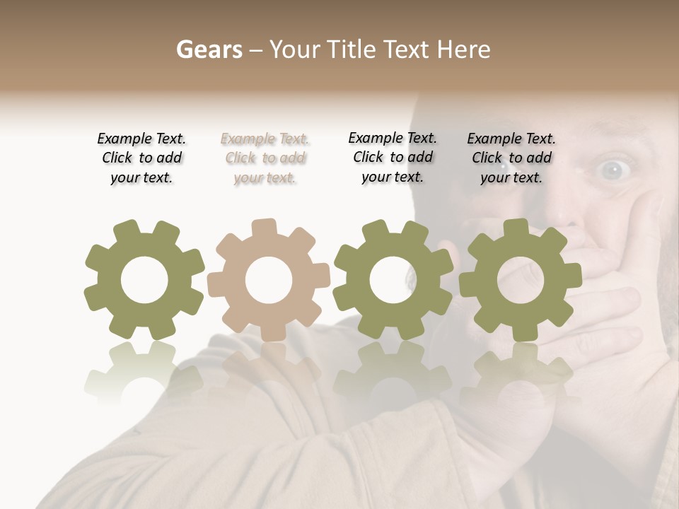 Big Vomit Caucasian PowerPoint Template