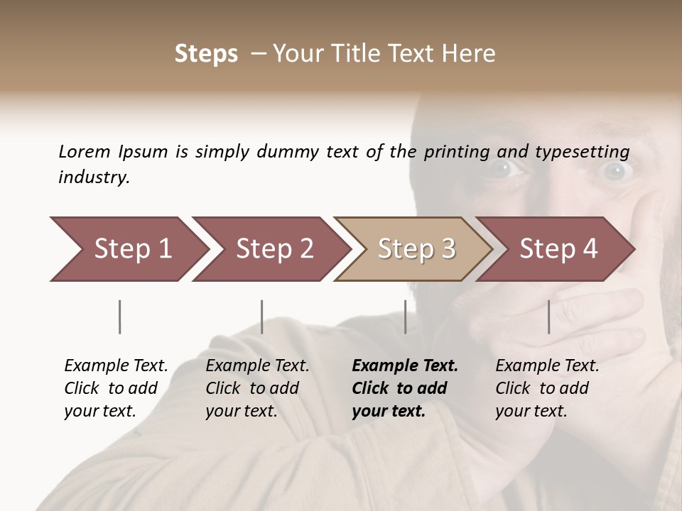 Big Vomit Caucasian PowerPoint Template