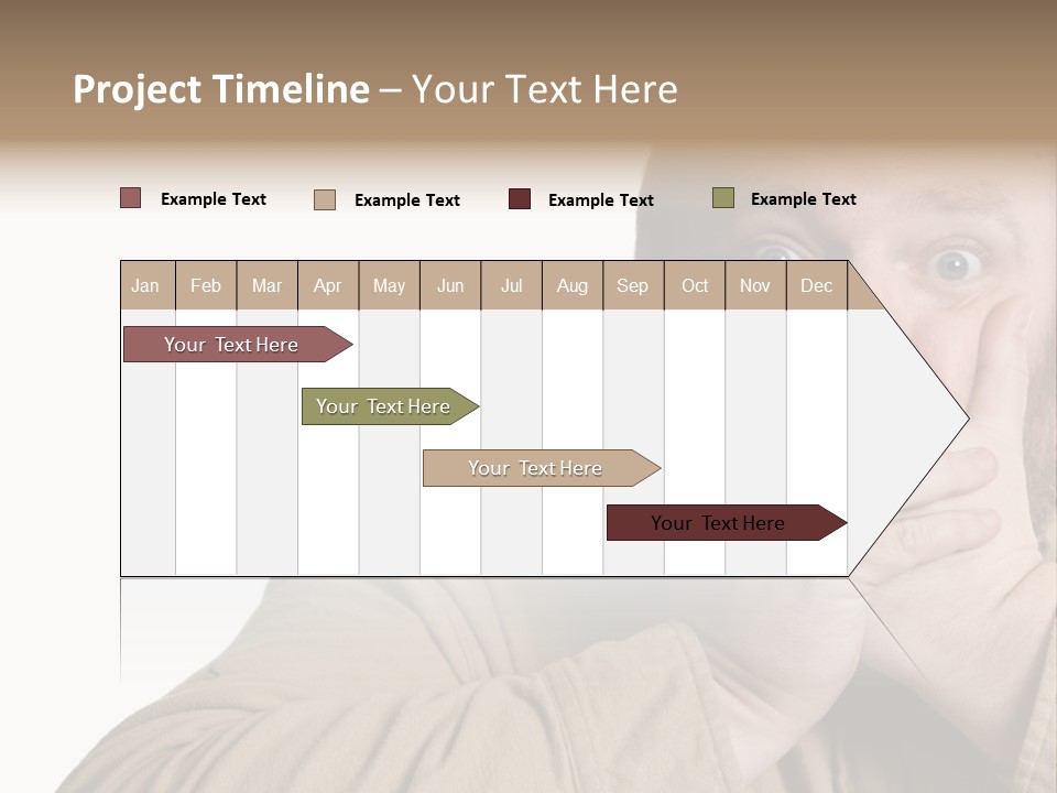 Big Vomit Caucasian PowerPoint Template