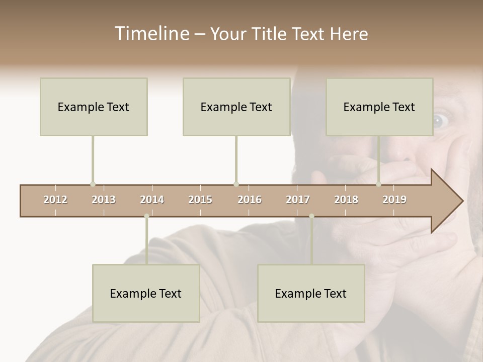 Big Vomit Caucasian PowerPoint Template