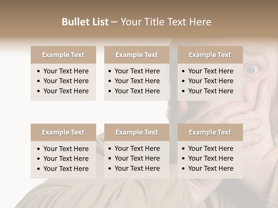 Big Vomit Caucasian PowerPoint Template