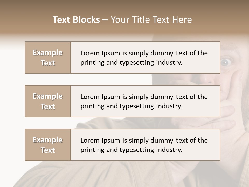 Big Vomit Caucasian PowerPoint Template