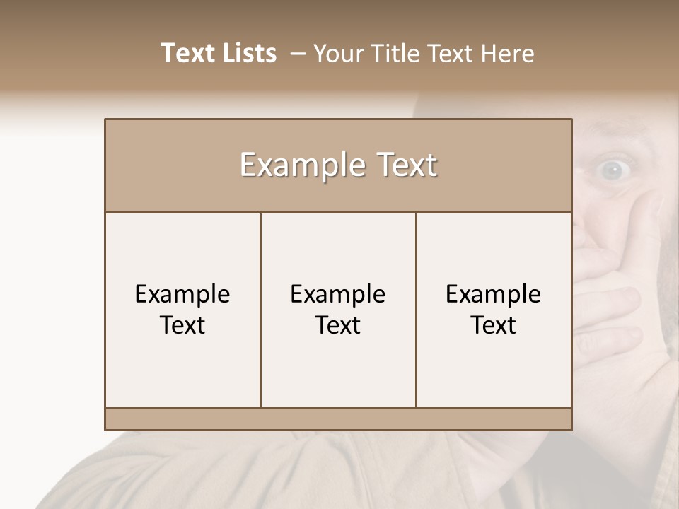 Big Vomit Caucasian PowerPoint Template