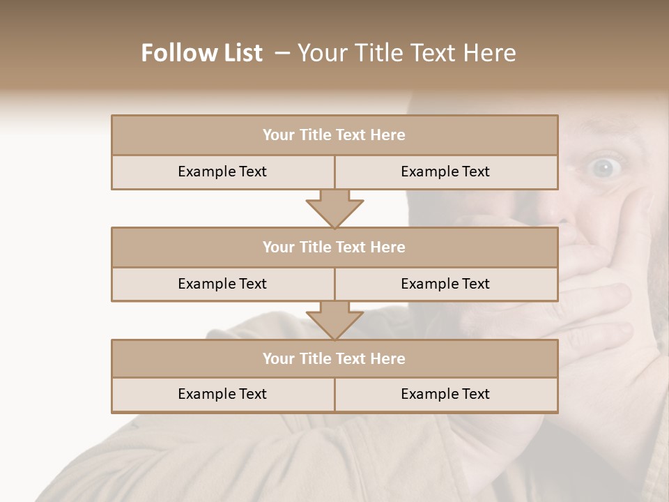 Big Vomit Caucasian PowerPoint Template