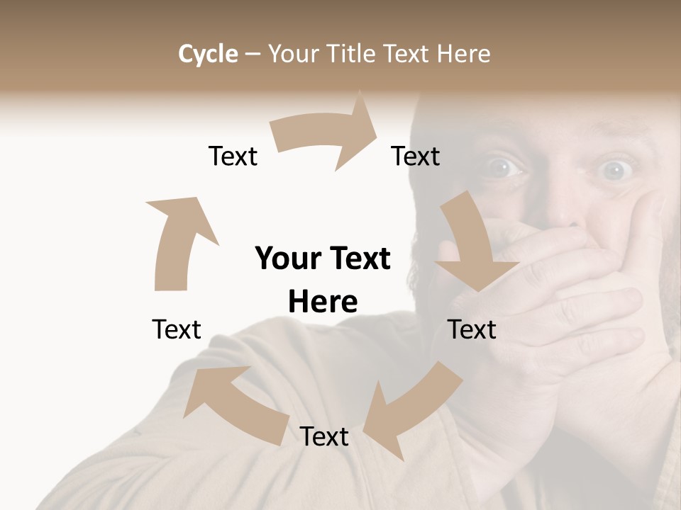 Big Vomit Caucasian PowerPoint Template