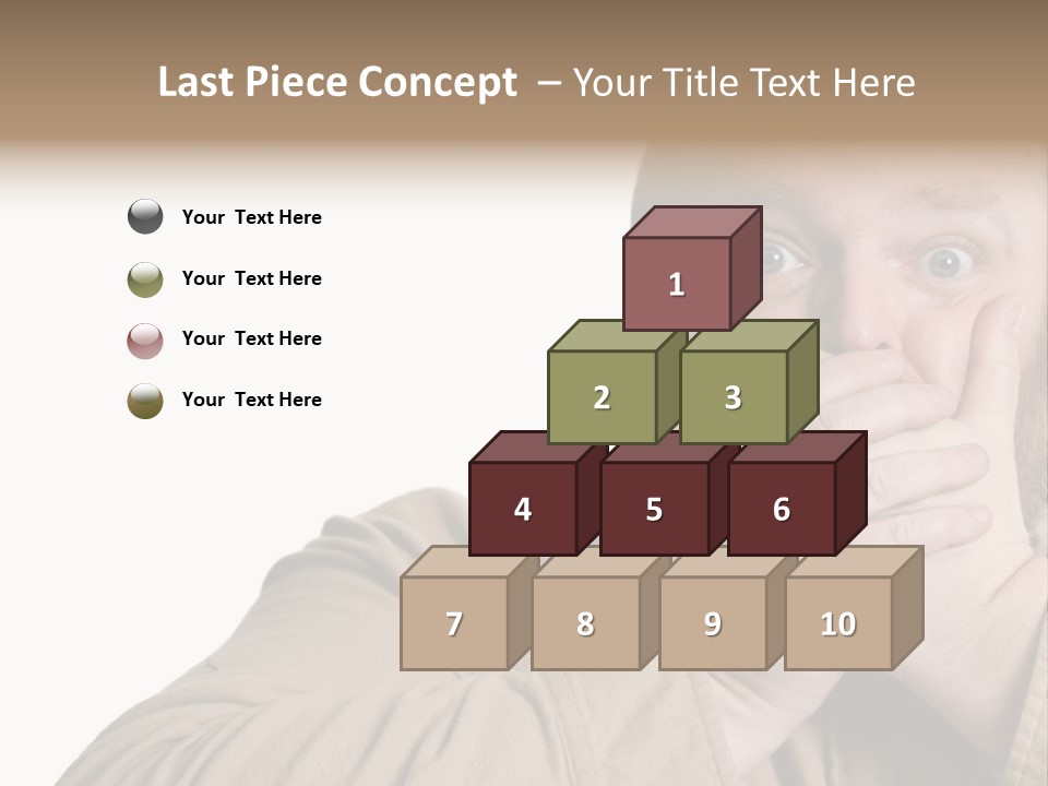 Big Vomit Caucasian PowerPoint Template