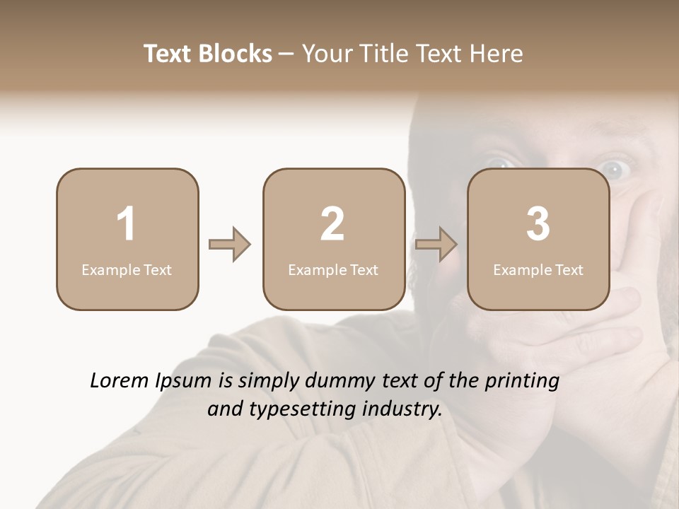 Big Vomit Caucasian PowerPoint Template