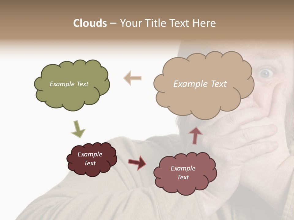 Big Vomit Caucasian PowerPoint Template