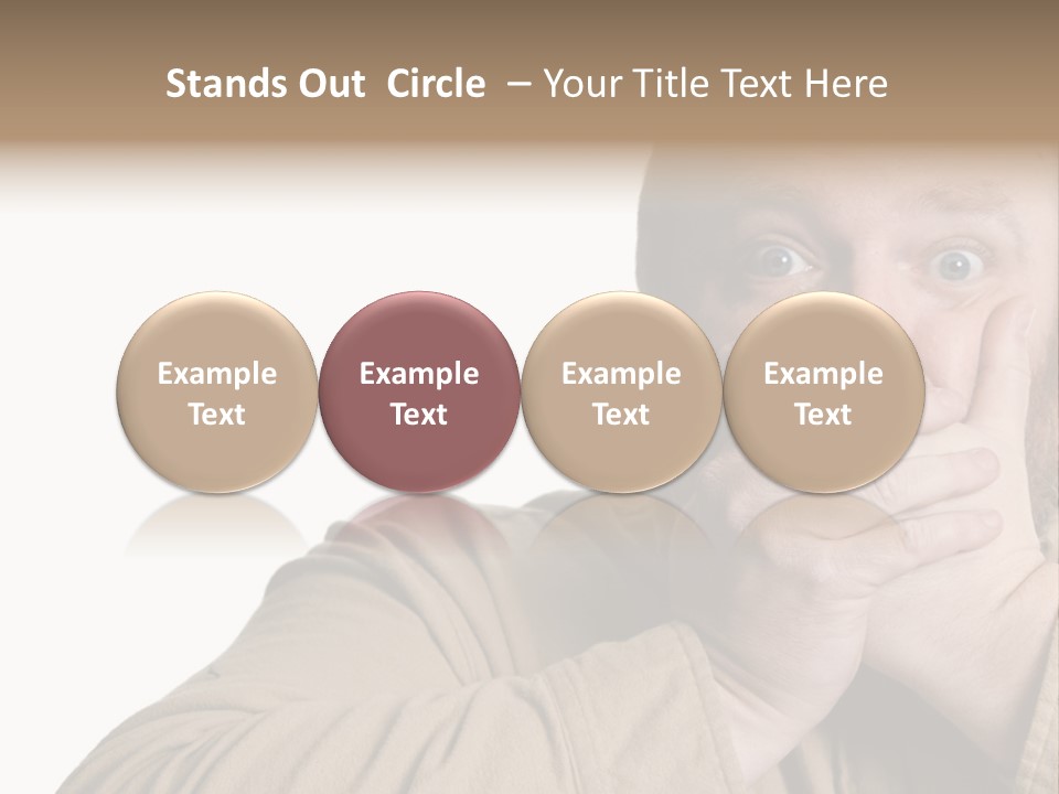 Big Vomit Caucasian PowerPoint Template