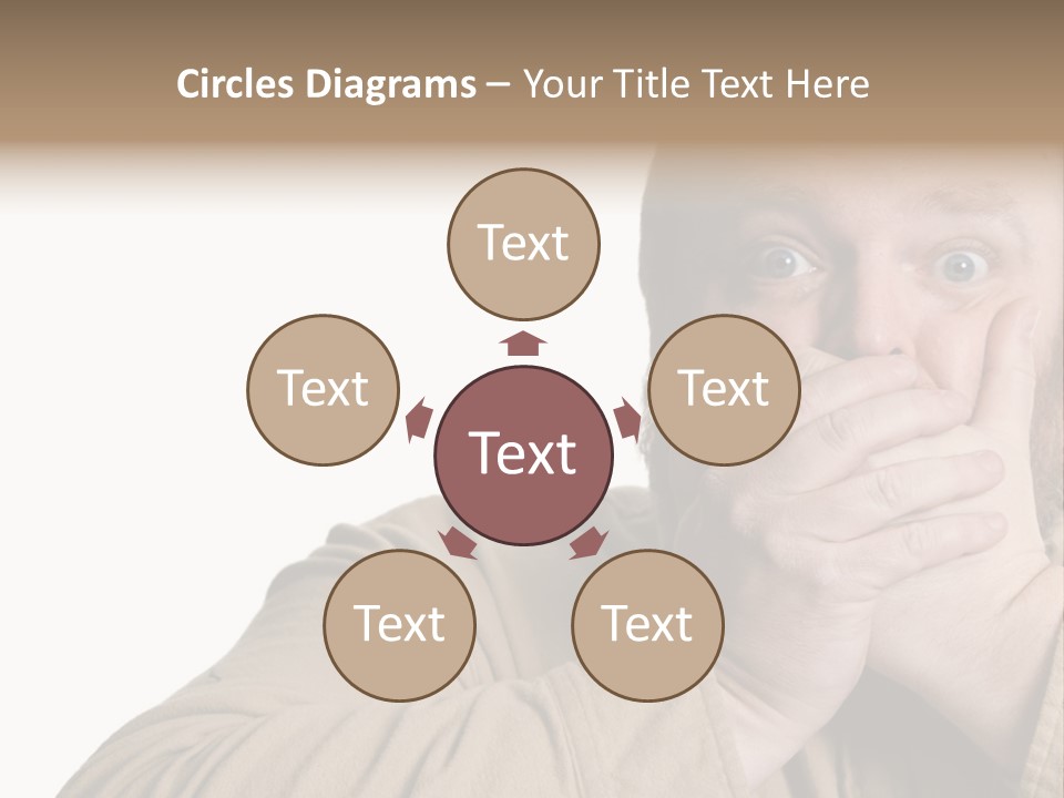 Big Vomit Caucasian PowerPoint Template