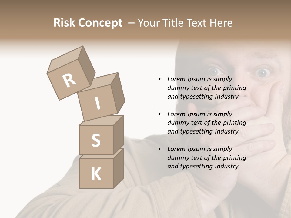 Big Vomit Caucasian PowerPoint Template