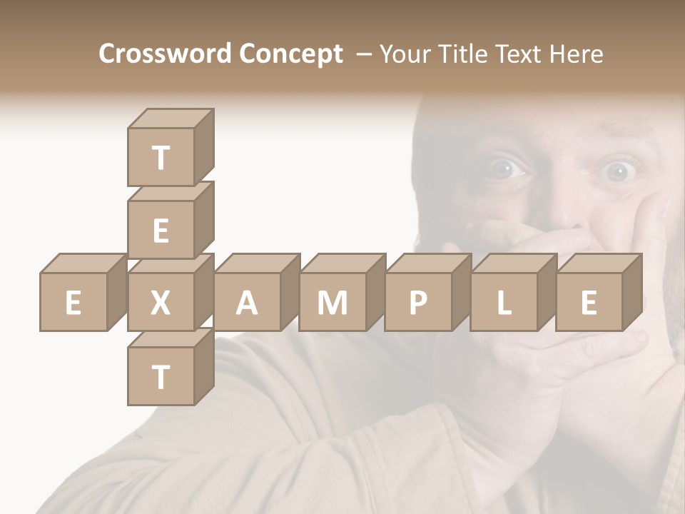 Big Vomit Caucasian PowerPoint Template