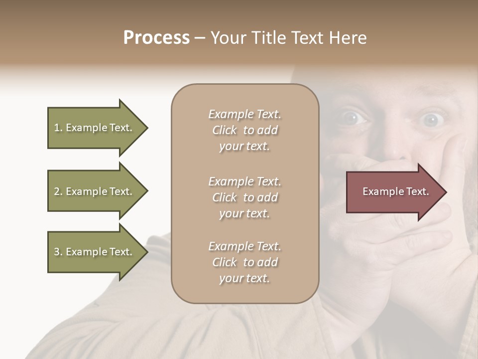 Big Vomit Caucasian PowerPoint Template