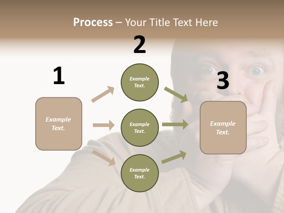 Big Vomit Caucasian PowerPoint Template