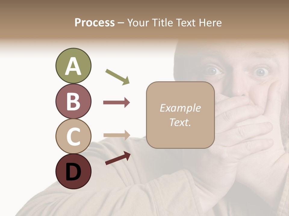 Big Vomit Caucasian PowerPoint Template