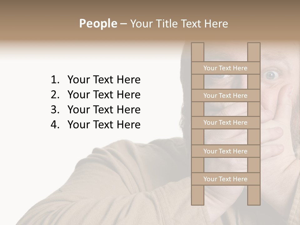 Big Vomit Caucasian PowerPoint Template