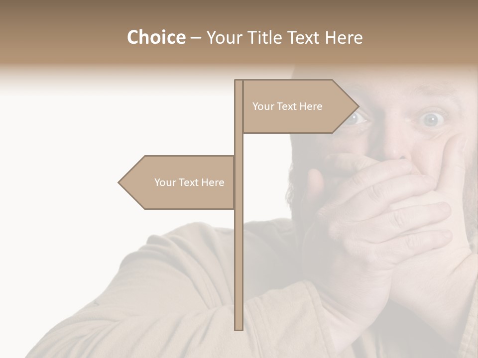 Big Vomit Caucasian PowerPoint Template