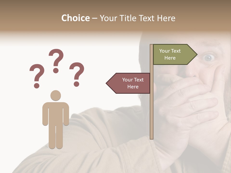 Big Vomit Caucasian PowerPoint Template