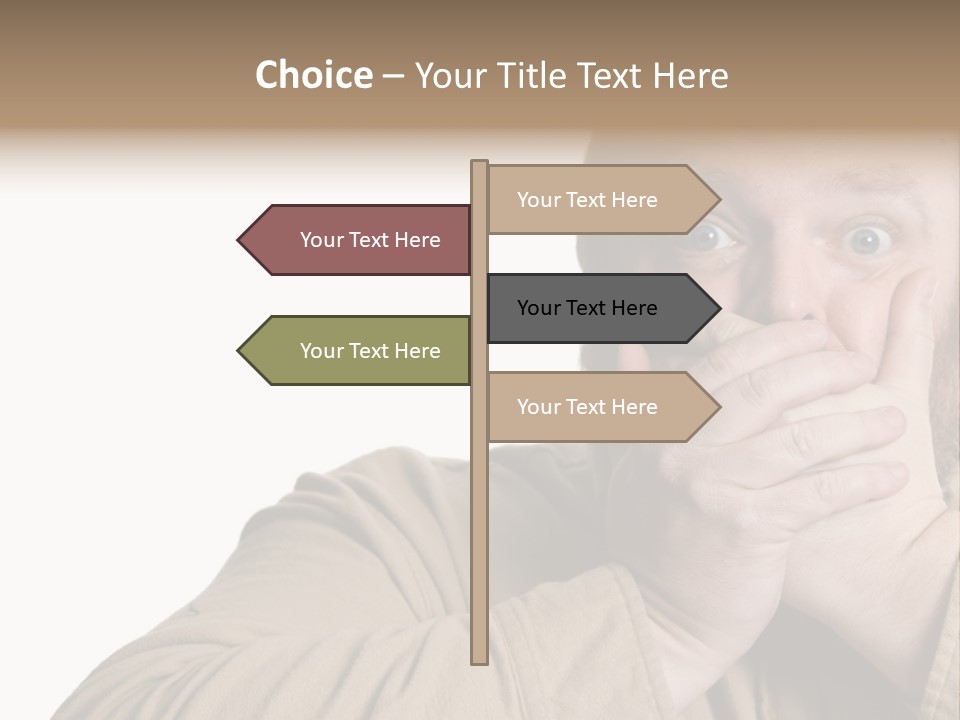 Big Vomit Caucasian PowerPoint Template