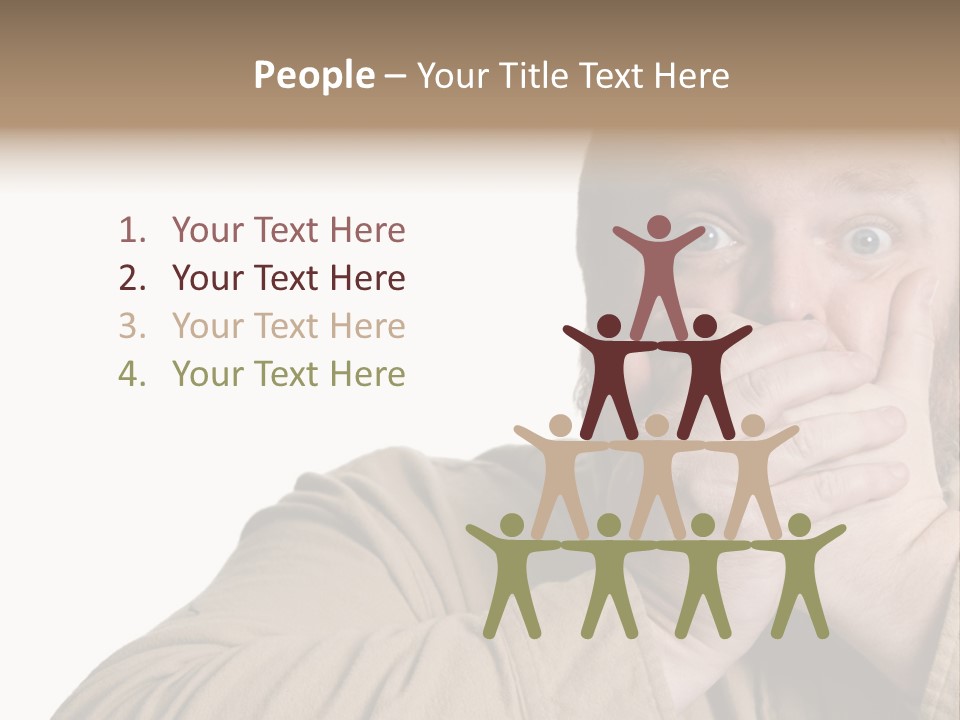 Big Vomit Caucasian PowerPoint Template