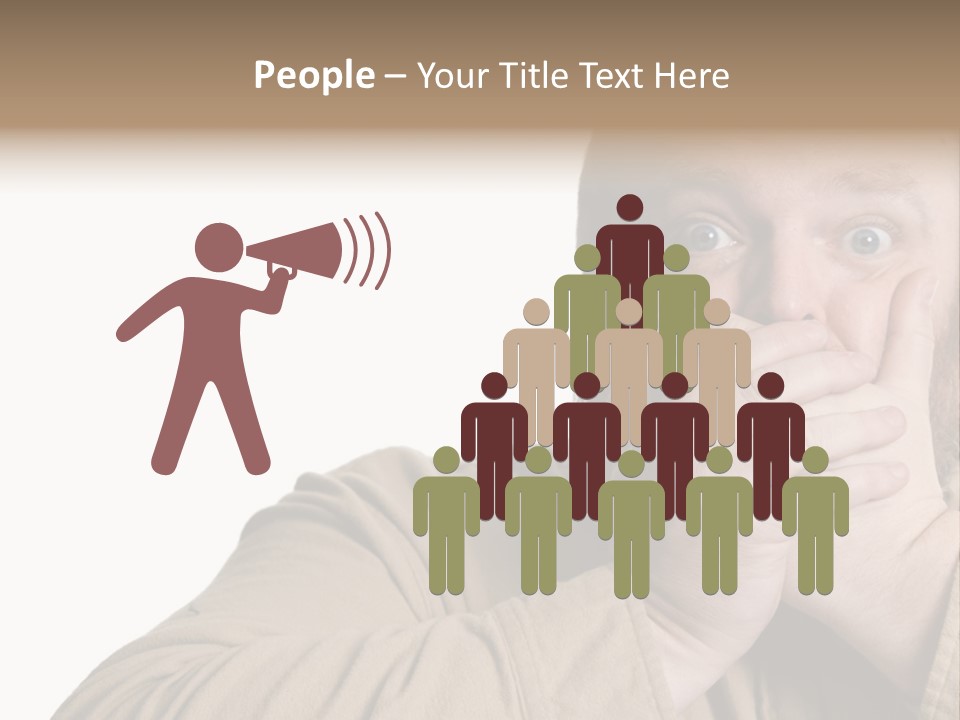 Big Vomit Caucasian PowerPoint Template