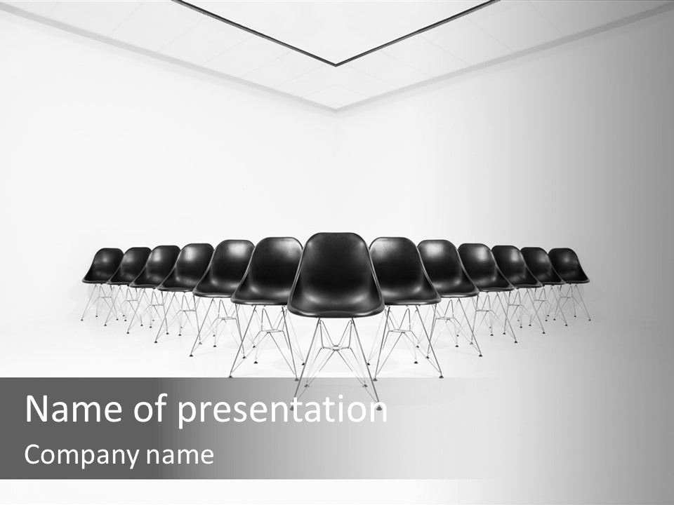 Audience Room Vacancies PowerPoint Template
