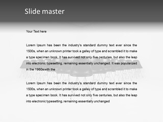Audience Room Vacancies PowerPoint Template