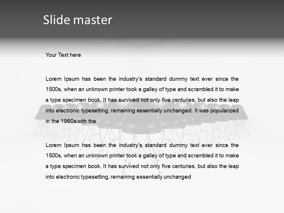 Audience Room Vacancies PowerPoint Template