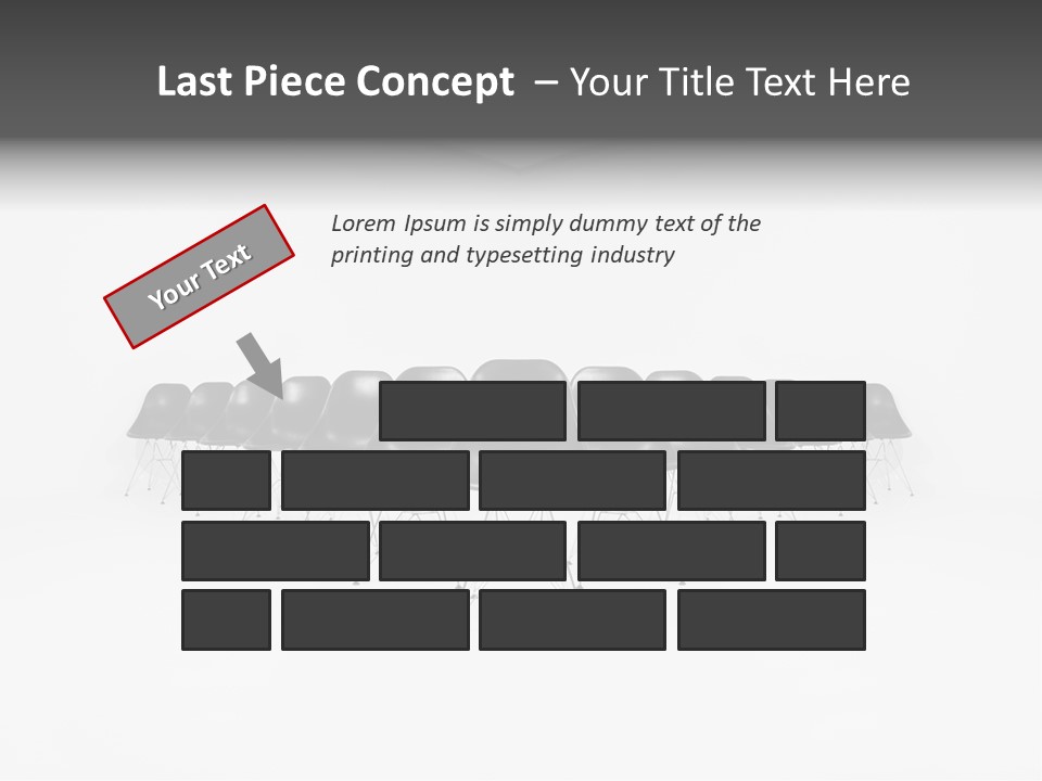 Audience Room Vacancies PowerPoint Template