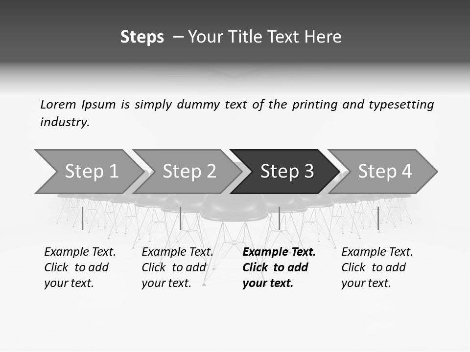 Audience Room Vacancies PowerPoint Template
