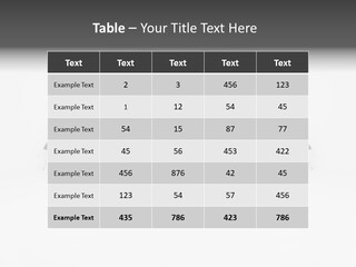 Audience Room Vacancies PowerPoint Template