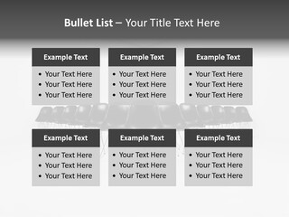 Audience Room Vacancies PowerPoint Template