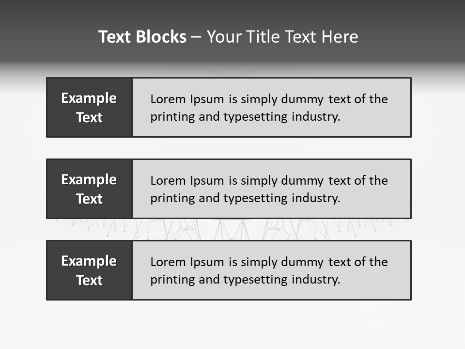 Audience Room Vacancies PowerPoint Template