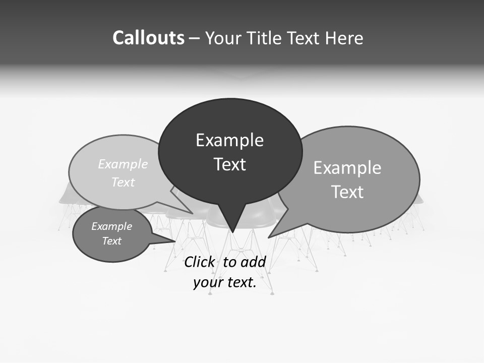 Audience Room Vacancies PowerPoint Template