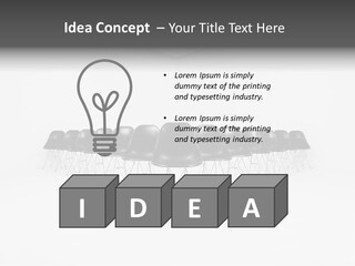 Audience Room Vacancies PowerPoint Template