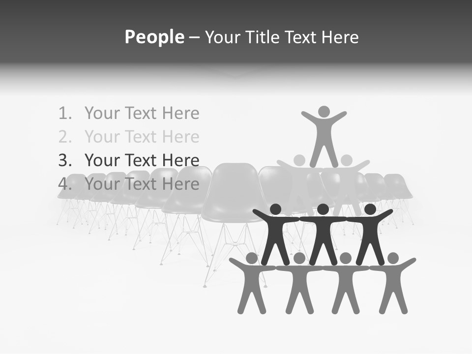 Audience Room Vacancies PowerPoint Template