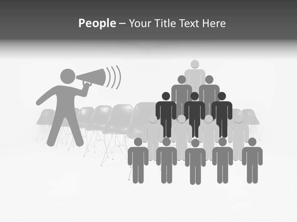 Audience Room Vacancies PowerPoint Template