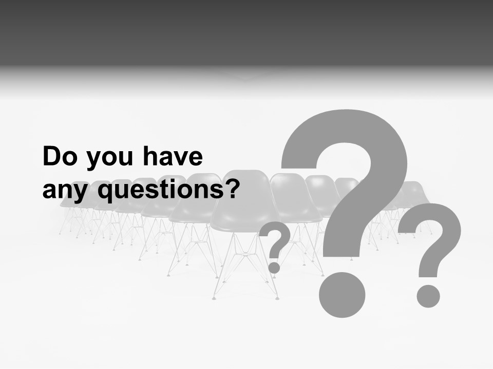 Audience Room Vacancies PowerPoint Template