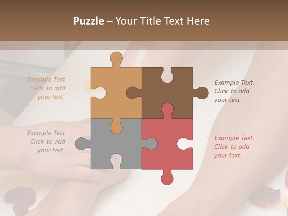 Salon Woman Body PowerPoint Template