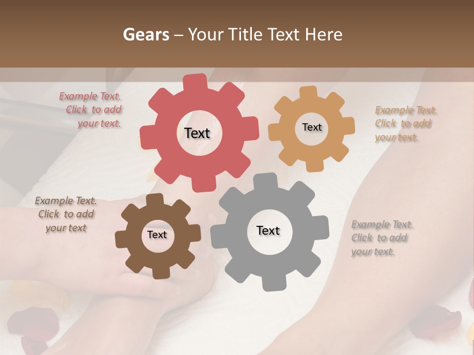 Salon Woman Body PowerPoint Template