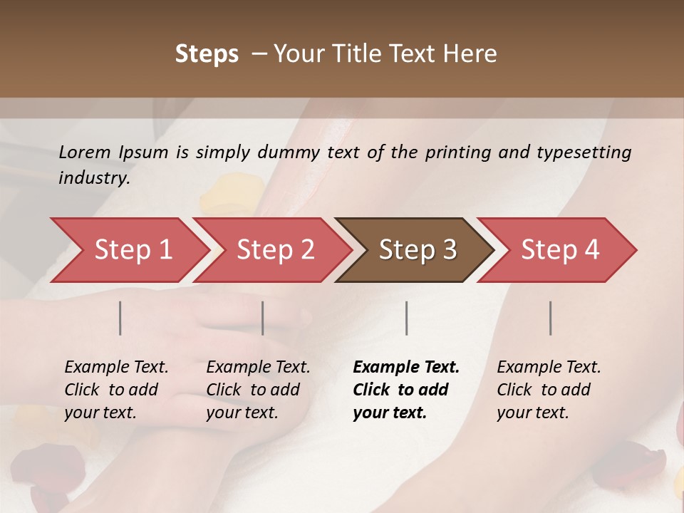 Salon Woman Body PowerPoint Template