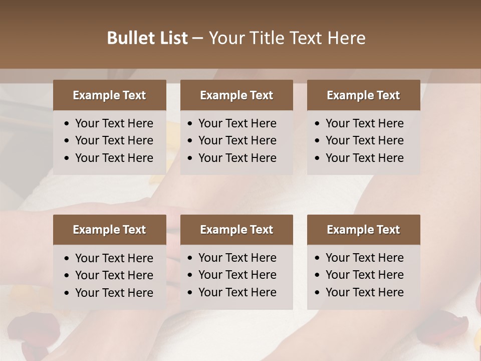 Salon Woman Body PowerPoint Template