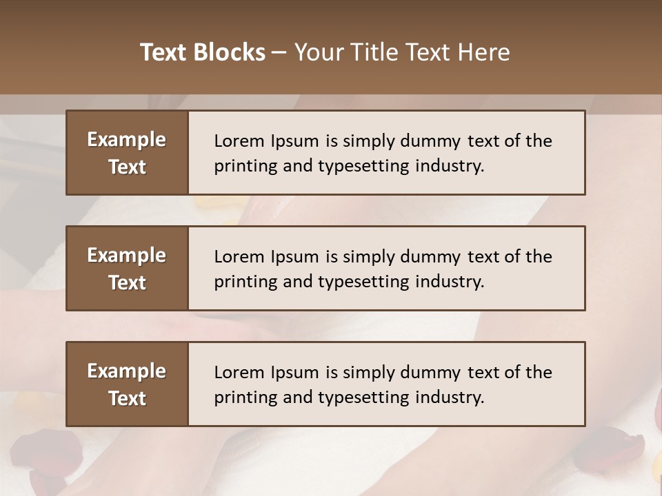 Salon Woman Body PowerPoint Template